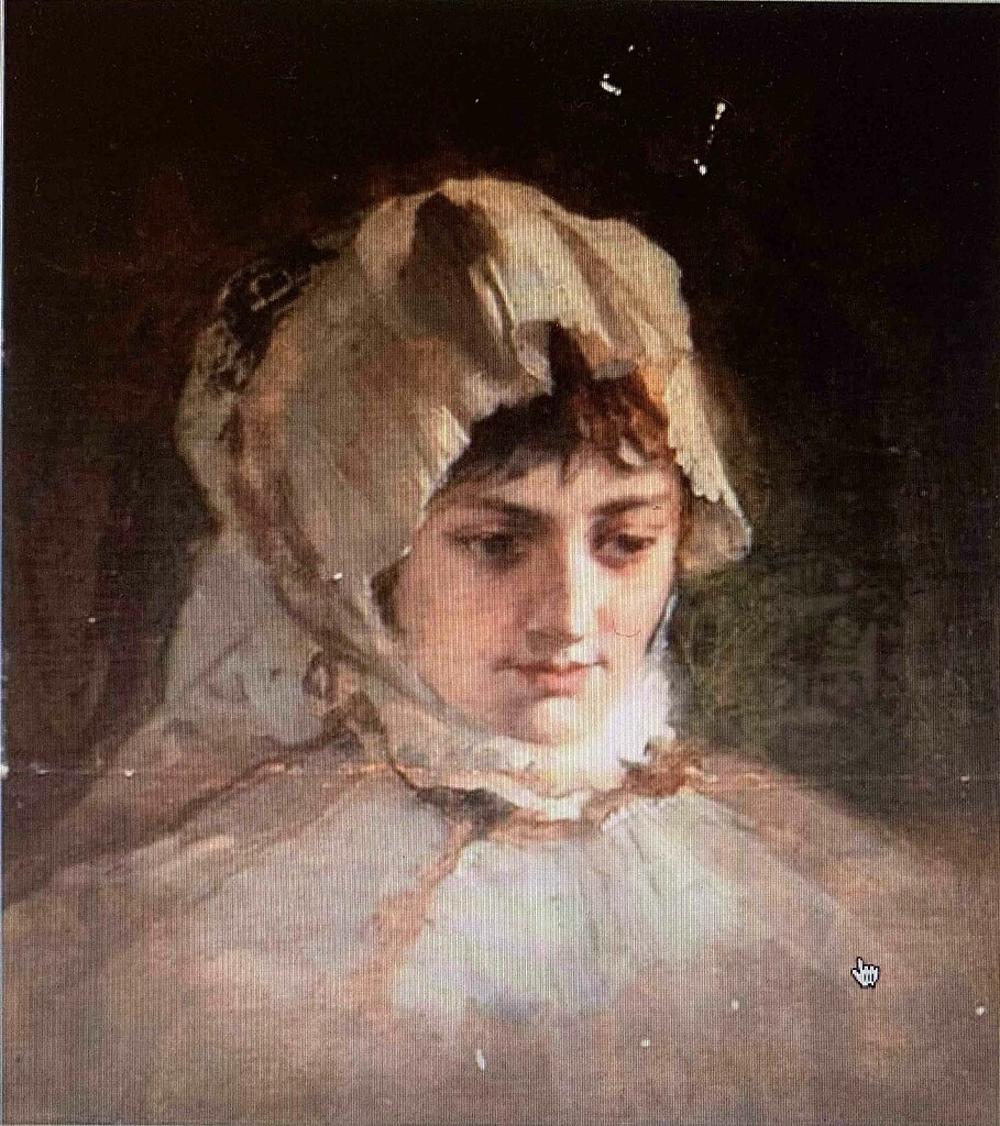 Ritratto della giovane pittrice Marie Weber